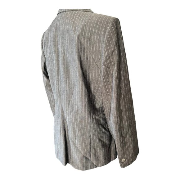 Tahari Gray Blazer - Size 12 - Picture 5 of 9